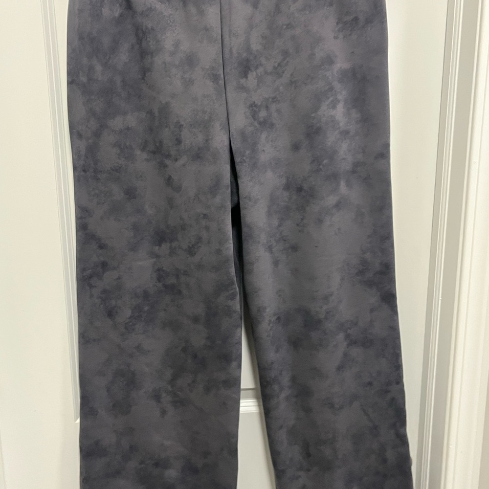 Fabletics Gray Swirl Wide Legged Sweatpants Women’s XL NWT